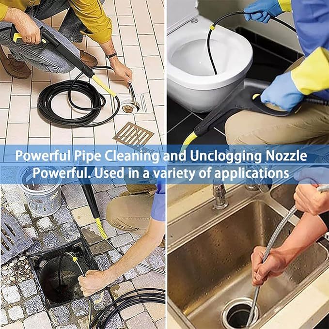 🔥66% OFF🔥Powerful Pipe Cleaning and Unclogging Nozzle