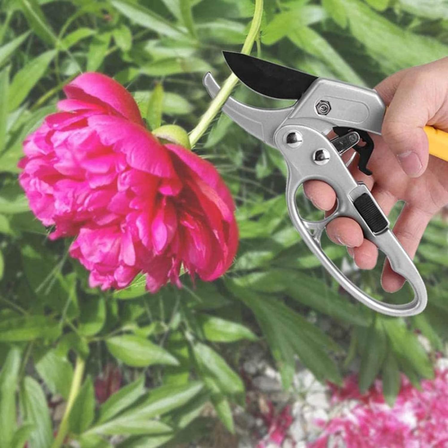 MEPEREZ premium Germany garden clippers, work 3 times easier, arthritis weak hand snips
