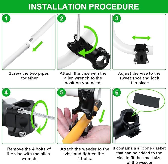 Ergonomic Extension Weed Eater Handle