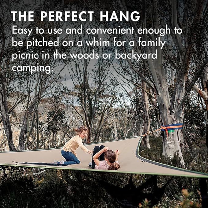 MULTI-PERSON HAMMOCK- PATENTED 3 POINT DESIGN