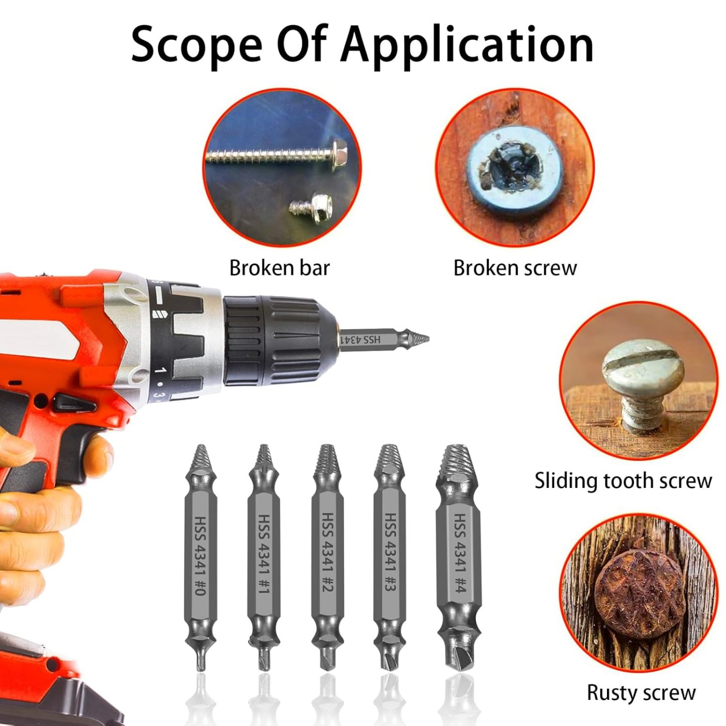 Damaged Broken Screw Extractor Damaged Screw Removal 🔥🔥 Hot Sale 🔥🔥