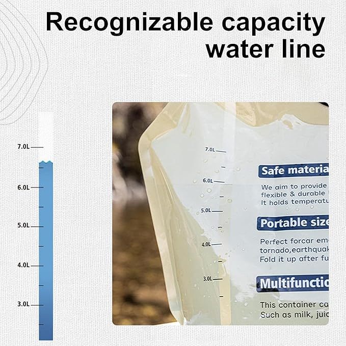 ⛺Portable 8L Large Capacity Foldable Water Bag⛺