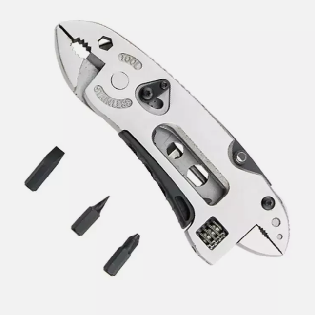 ⚡ The Ultimate Survival Multi-Tool: Pliers, Wrench, Screwdrivers & More in One Handy Tool! 🔥