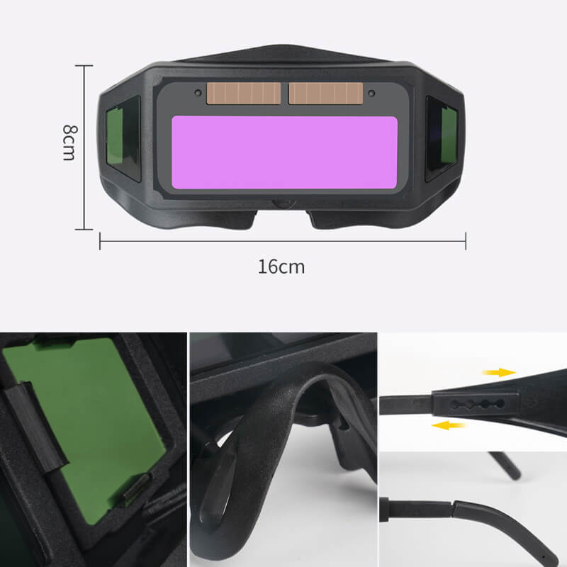 Automatic Dimming And Strong Light Protection Panoramic Welding Glasses（50% OFF）