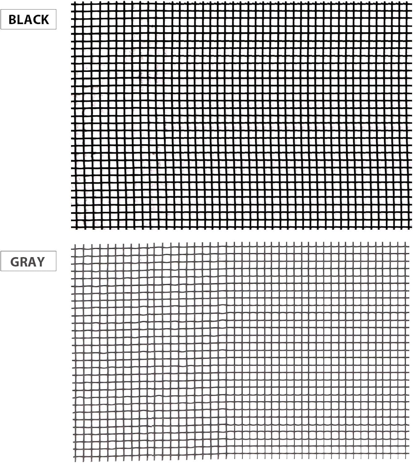 by.RHO Window Screen Repair Kit Tape (Black, 2" x 15FT) for Window Screen and Screen Door Tears Holes 3-Layer Strong Adhesive & Waterproof Tape Fiberglass Covering mesh
