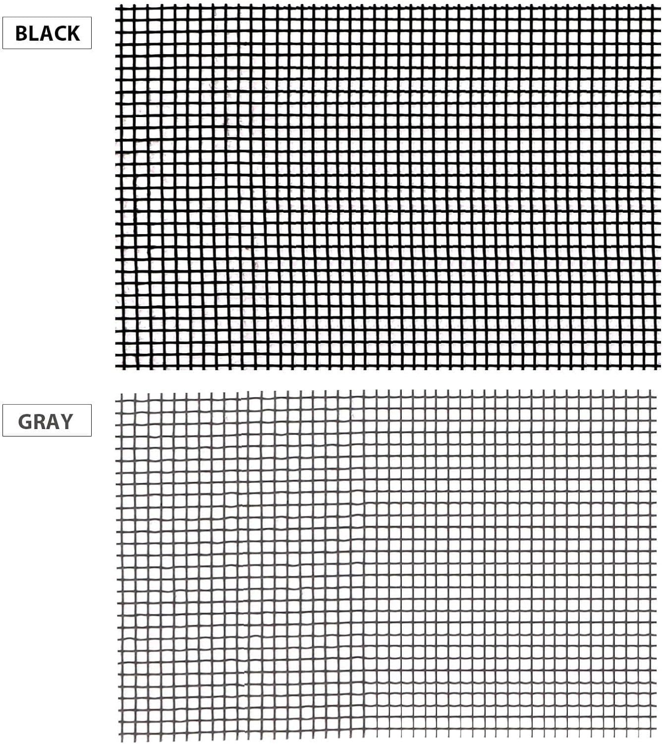 by.RHO Window Screen Repair Kit Tape (Black, 2" x 15FT) for Window Screen and Screen Door Tears Holes 3-Layer Strong Adhesive & Waterproof Tape Fiberglass Covering mesh