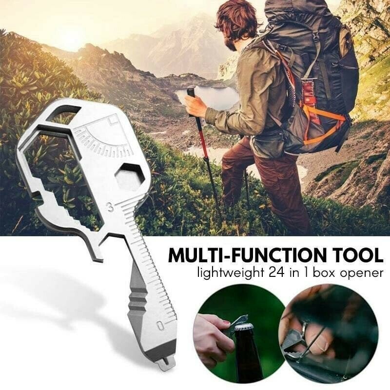 (🔥Summer Promotions🔥-30% OFF) 24 in 1 Key shaped pocket tool(BUY 2 GET 1 FREE NOW)