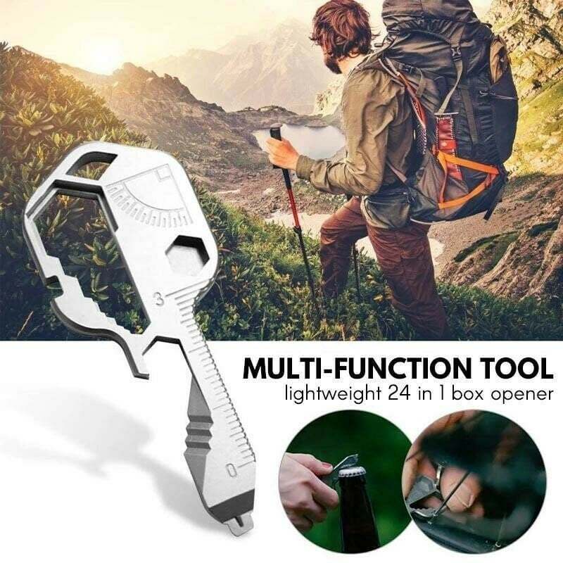 (🔥Summer Promotions🔥-30% OFF) 24 in 1 Key shaped pocket tool(BUY 2 GET 1 FREE NOW)
