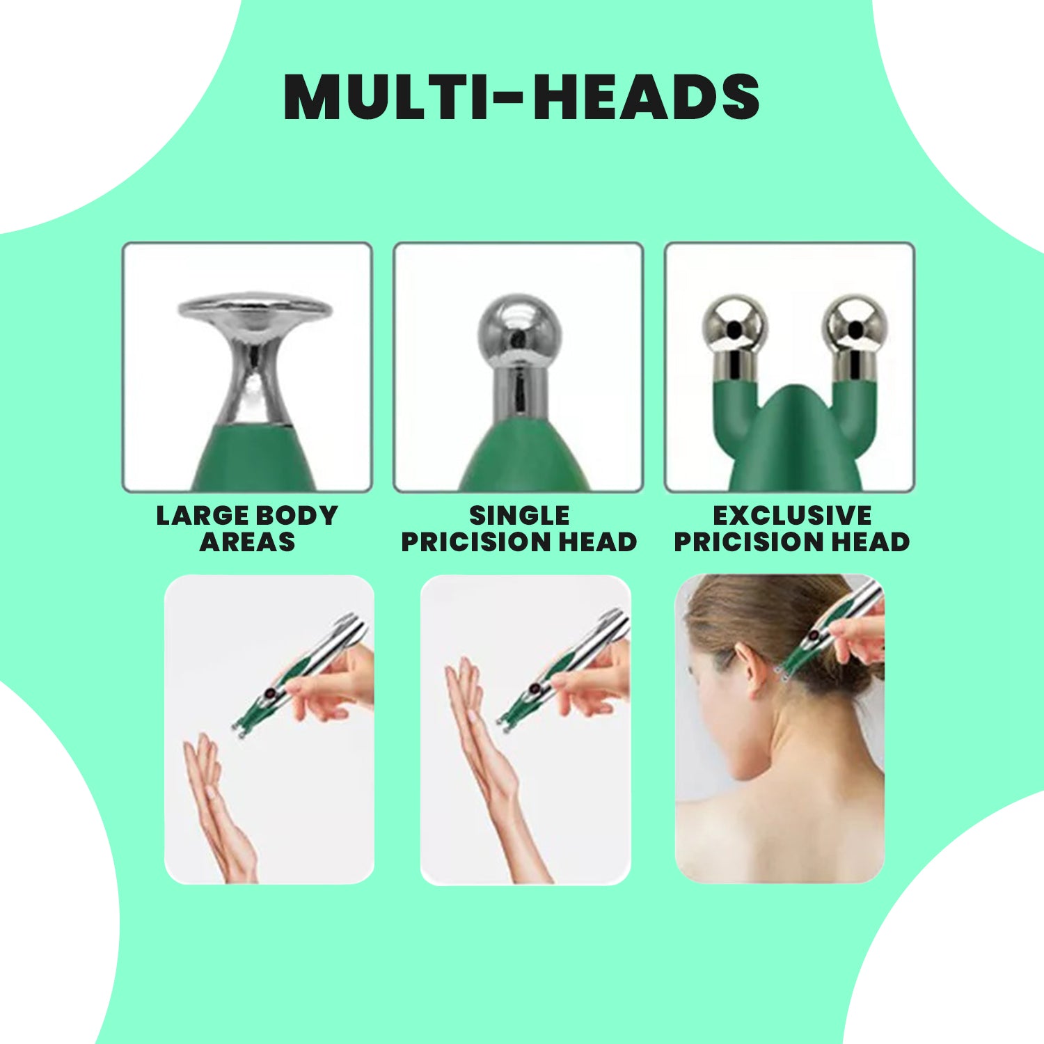 Pain Relief Pen - Acupuncture Pen Muscle Circulation Massage Meridian Body Massager Pain Relief