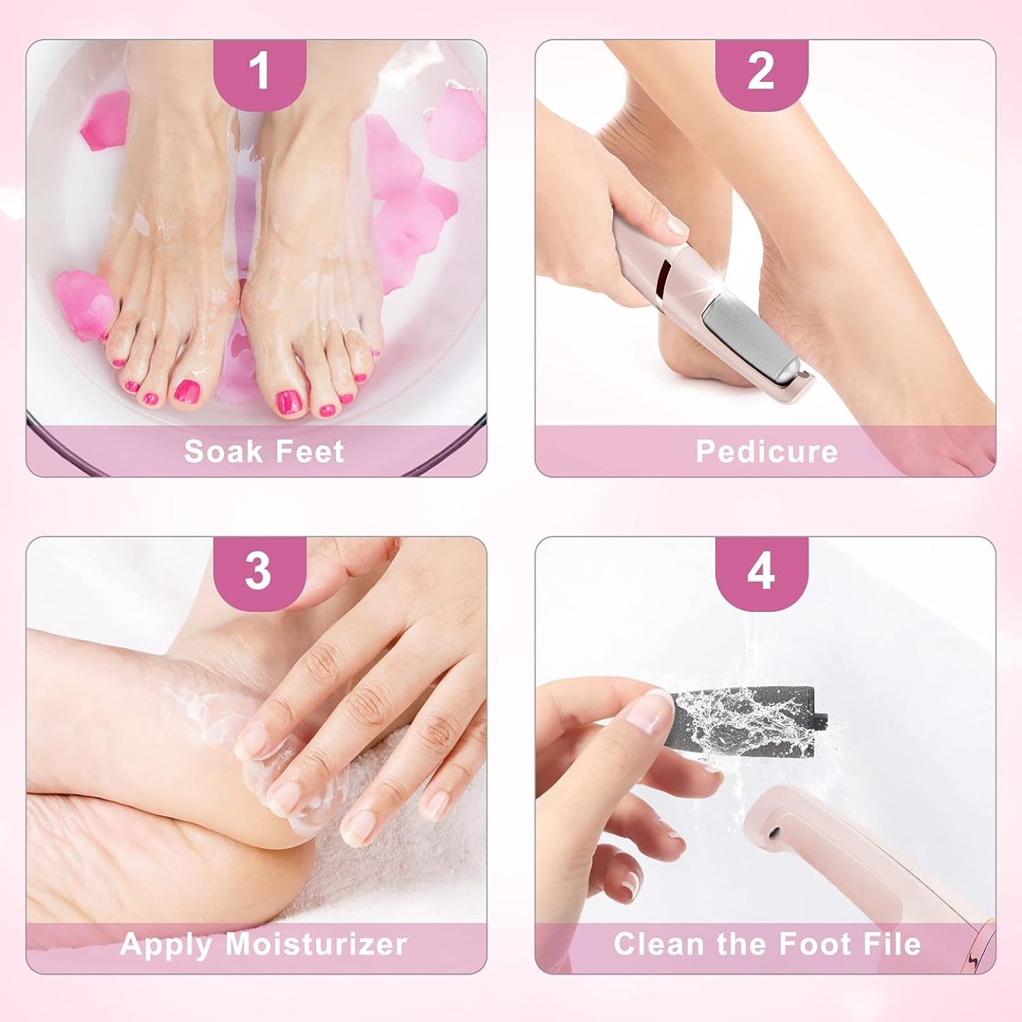 💥Latest Electric Foot File Hard Skin Remover