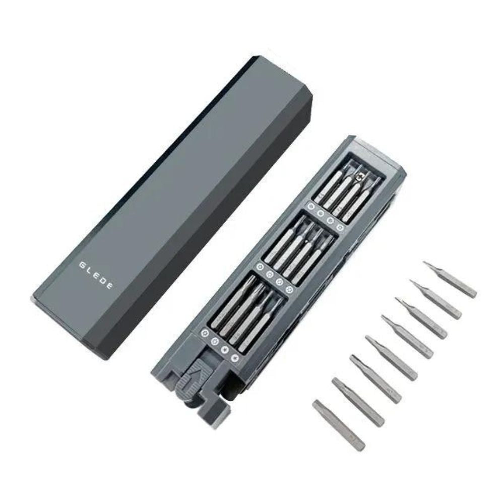 Tool set with multifunction screwdriver | 44-in-1 precision magnetic bits