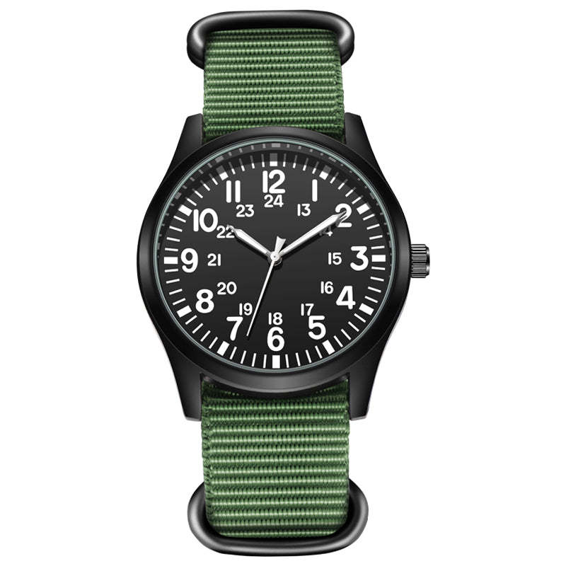 RECON GS2 Slimline Stainless Steel Military Watch with NATO Band
