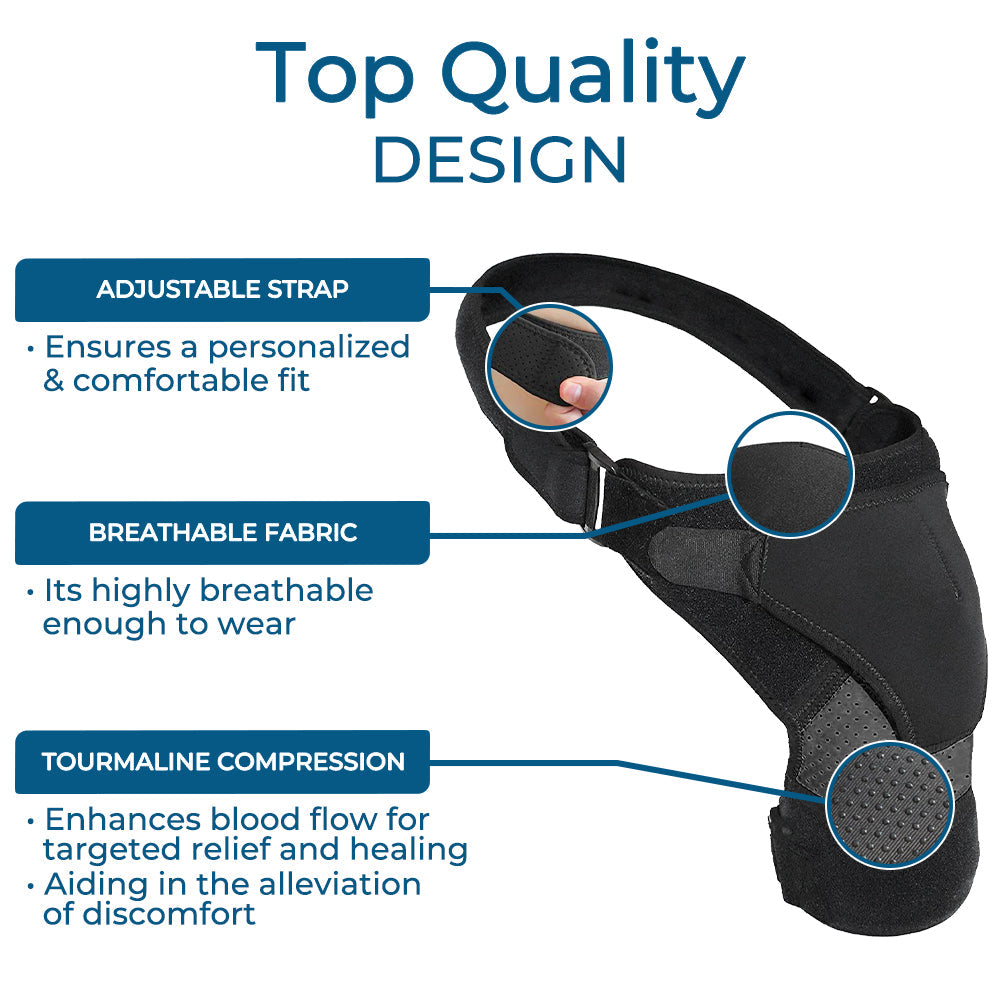 ShoulderHeal Tourmaline Heating Compression Brace
