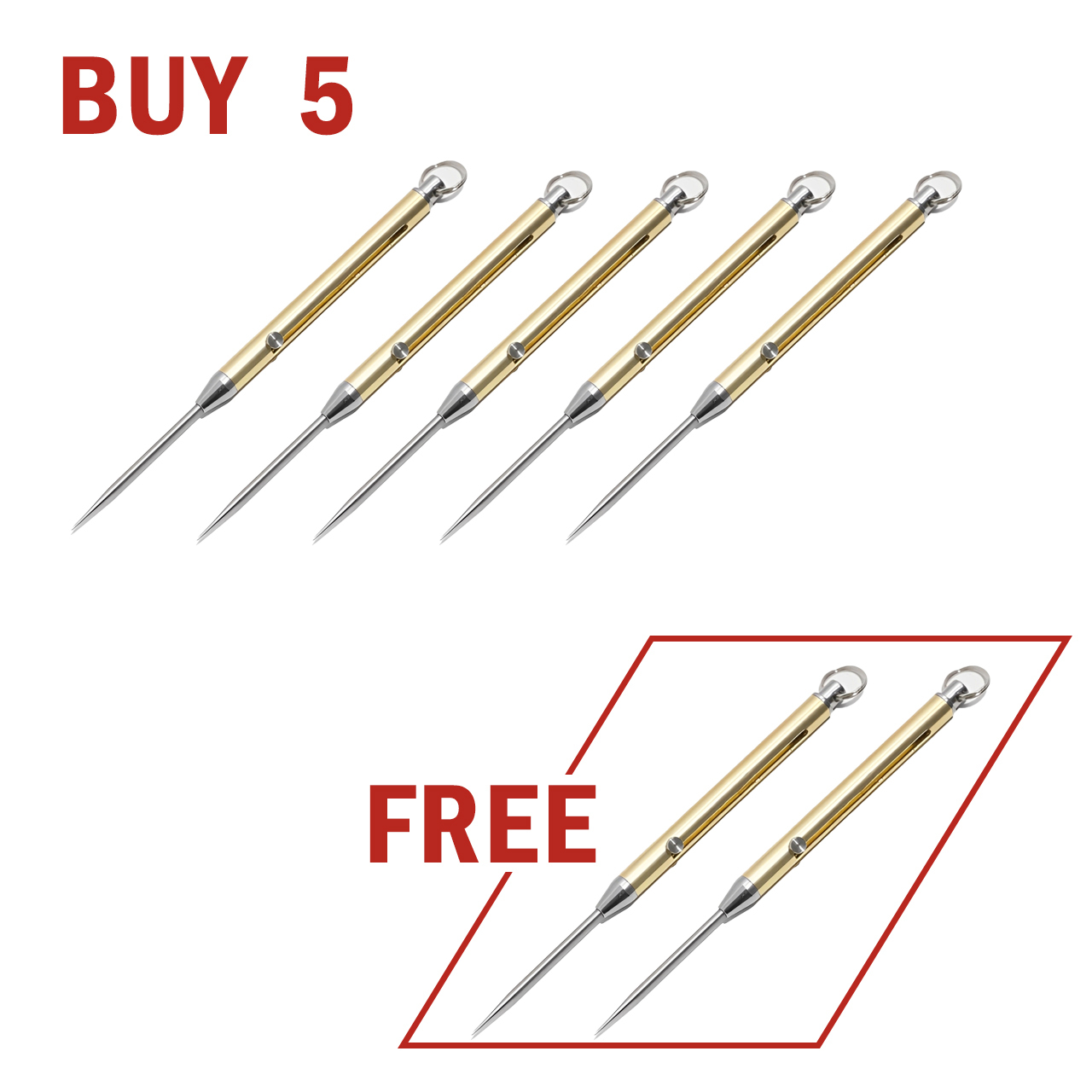 🛡️Self-Defense in Your Pocket: Metal Toothpick— Ready to deploy when danger strikes! 🚨 