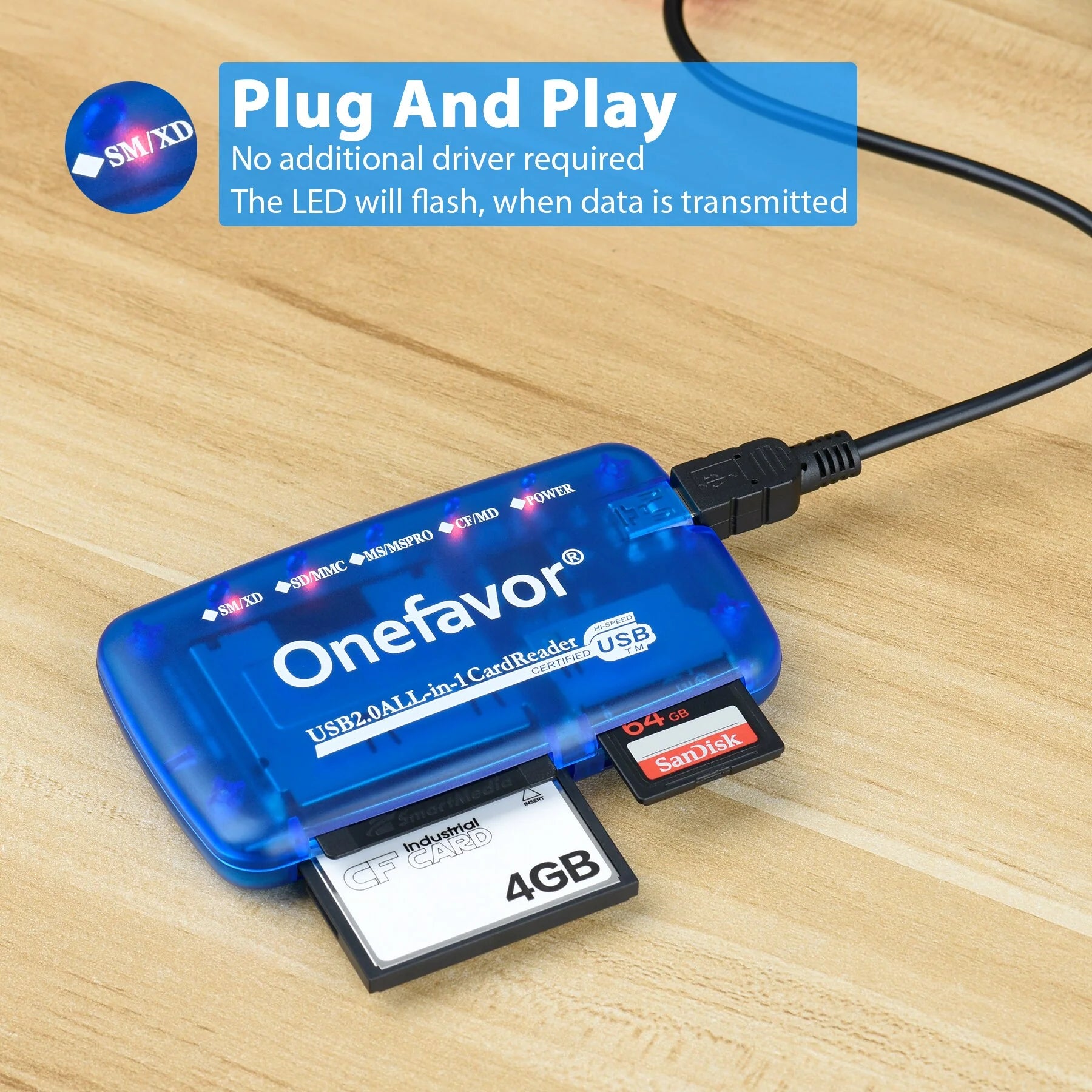 Portable Memory Card Reader
