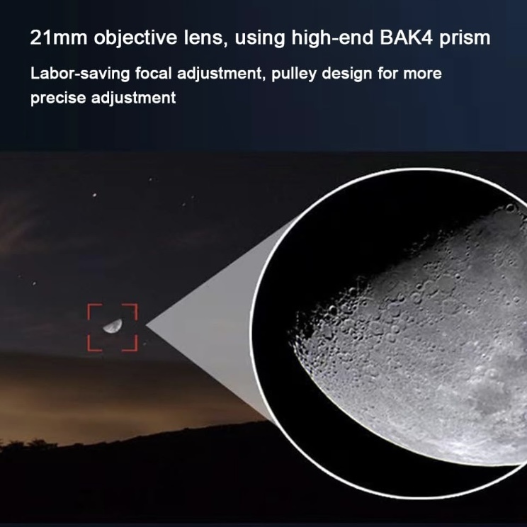 Compact Monocular Telescopes Portable Handheld Monocular for Bird Watching Fishing Travelling Sightseeing