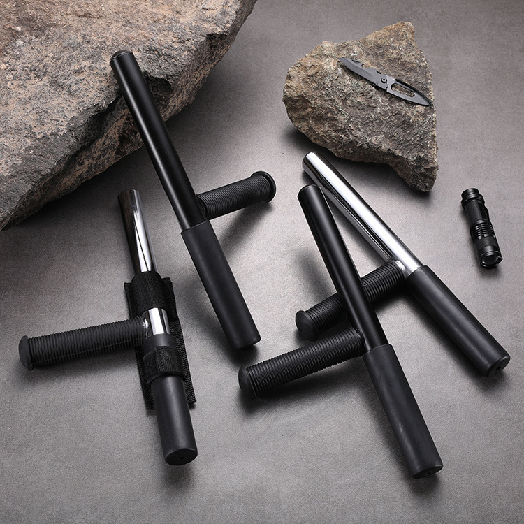 🔥2024 Hot Sale🔥  Alloy Steel T-Shaped Multi-Function Retractable Self-Defense Tonfa