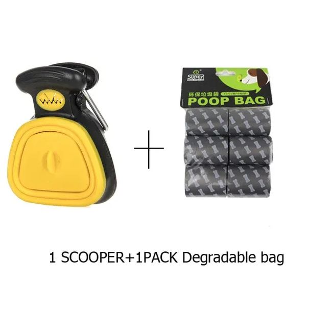 Pooper Scooper with bag attached