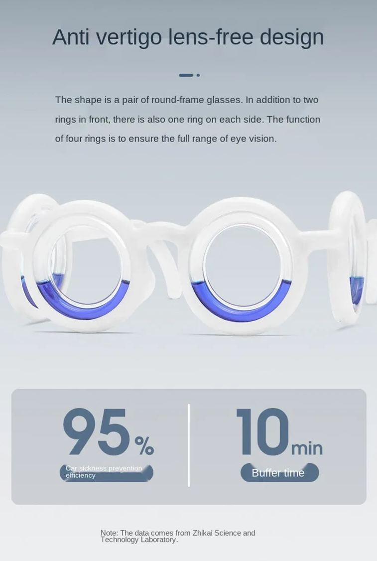 Anti-Motion Sickness Smart Glasses