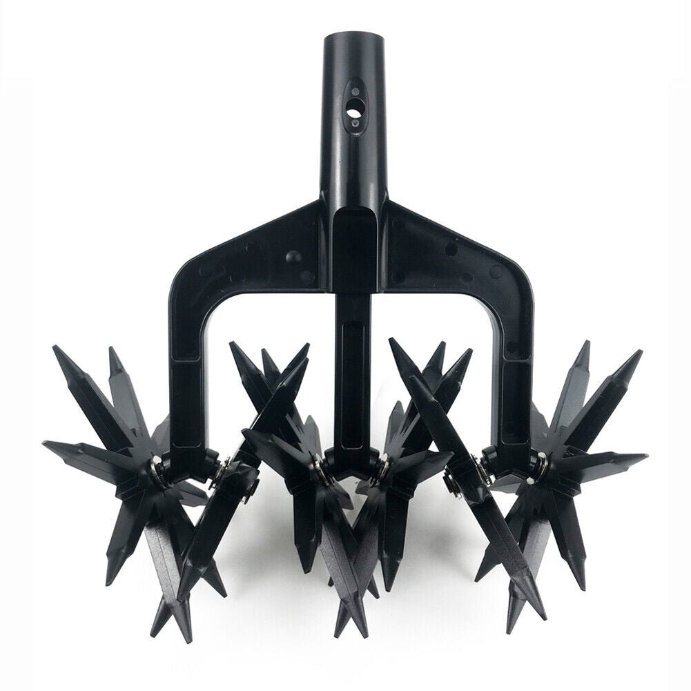 Premium Rotary Hand Cultivator Tool Manual Lawn Scarifier For Garden - Avionnti