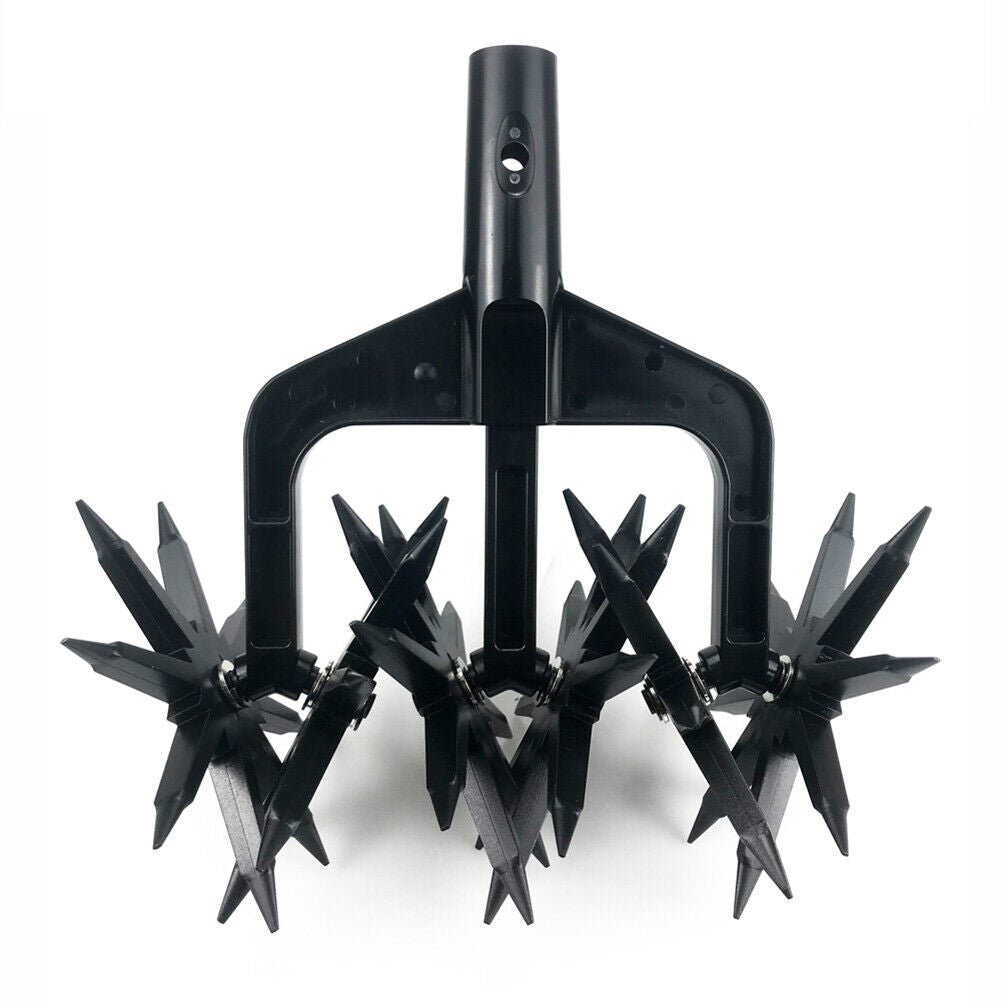 Premium Rotary Hand Cultivator Tool Manual Lawn Scarifier For Garden - Avionnti