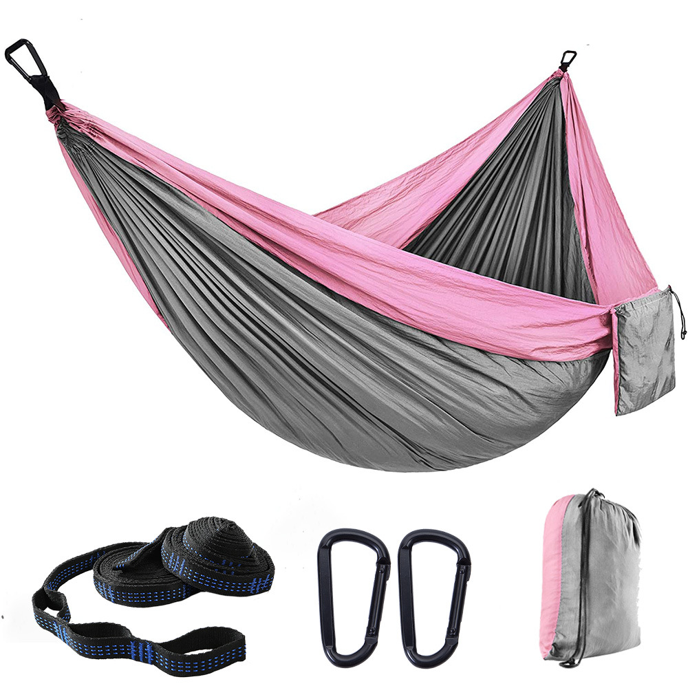 Backpacking Hammock - Portable Nylon Parachute Outdoor Double Hammock