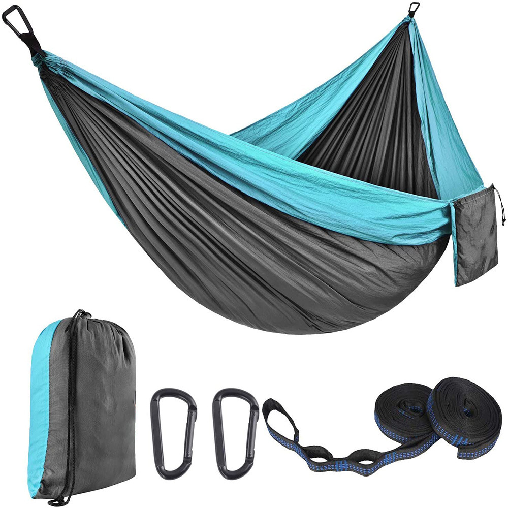 Backpacking Hammock - Portable Nylon Parachute Outdoor Double Hammock