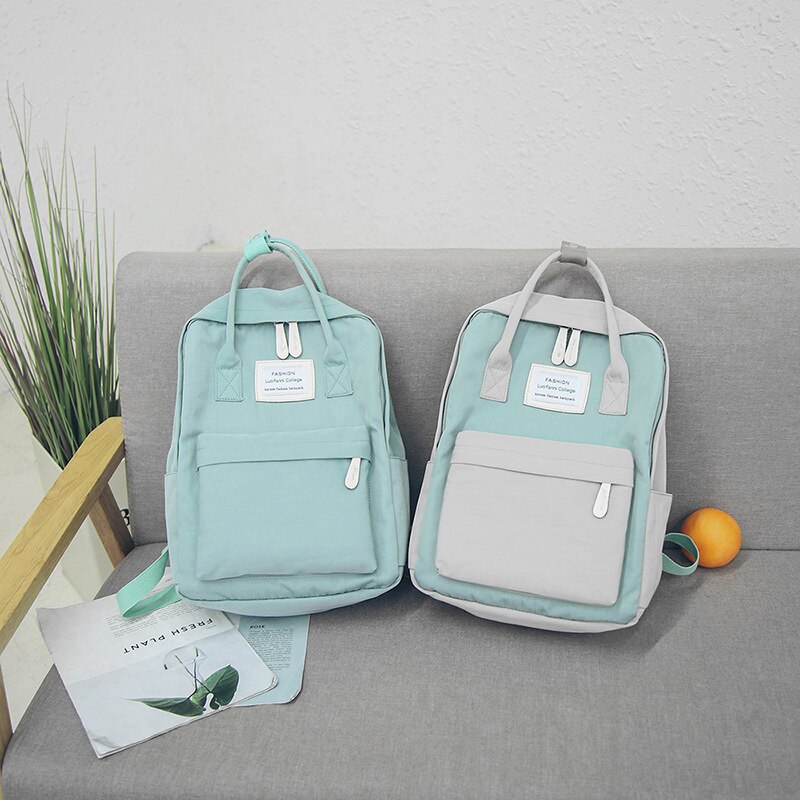 Fashion Backpacks Women Anti-thef Canvas Travel Backpack New School Bags for Teenage Girls Boys College Female Laptop Rucksack