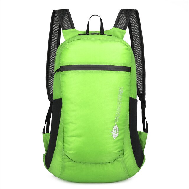 Light weight Backpack Folding Waterproof Women Outdoor Sports Backpack Unisex Hiking Fitness Camping Climbing Leisure Travel Bag