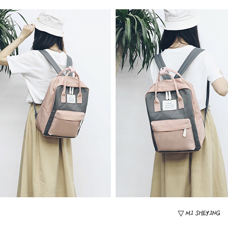 Fashion Backpacks Women Anti-thef Canvas Travel Backpack New School Bags for Teenage Girls Boys College Female Laptop Rucksack