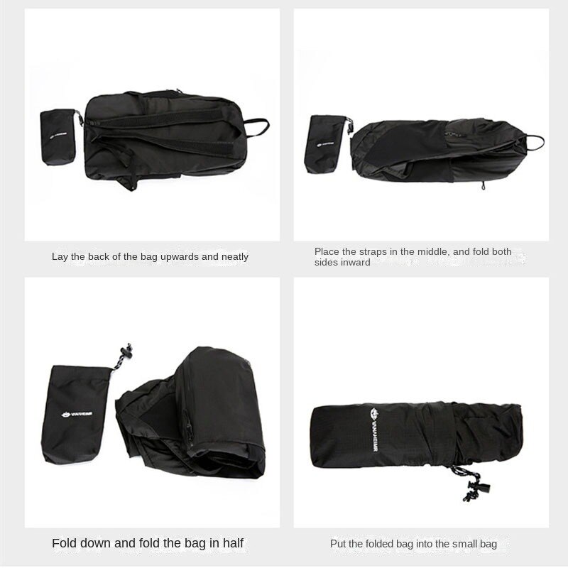 Light weight Backpack Folding Waterproof Women Outdoor Sports Backpack Unisex Hiking Fitness Camping Climbing Leisure Travel Bag