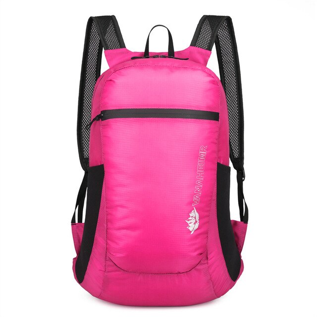 Light weight Backpack Folding Waterproof Women Outdoor Sports Backpack Unisex Hiking Fitness Camping Climbing Leisure Travel Bag