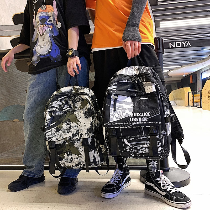 School Backpacks for Teenage Boys Anti Theft Rucksack Casual Nylon Backpack Girl Travel Laptop Backpacks Korean BackPack Mochila