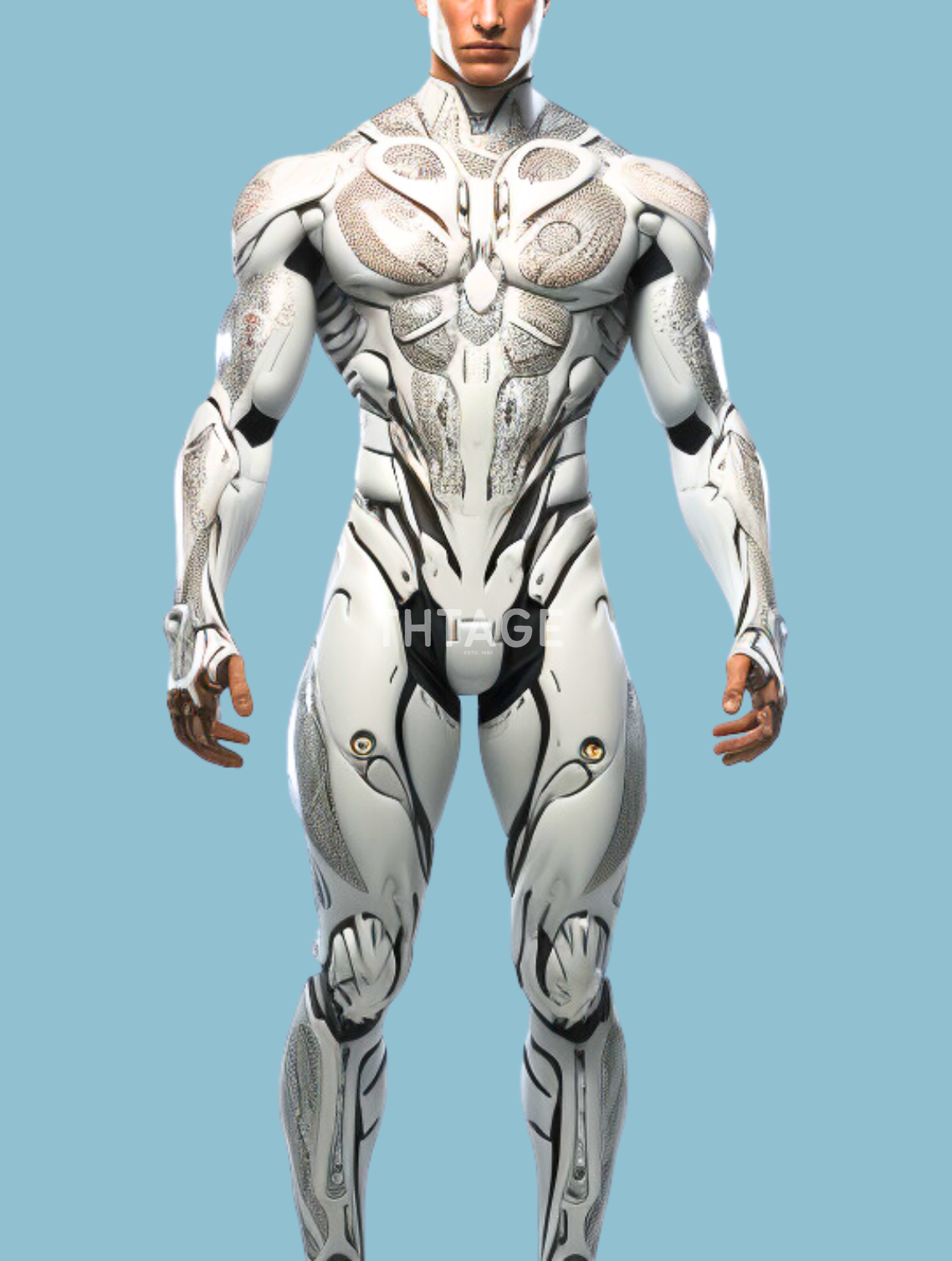 Mechanical Warrior Male Costume