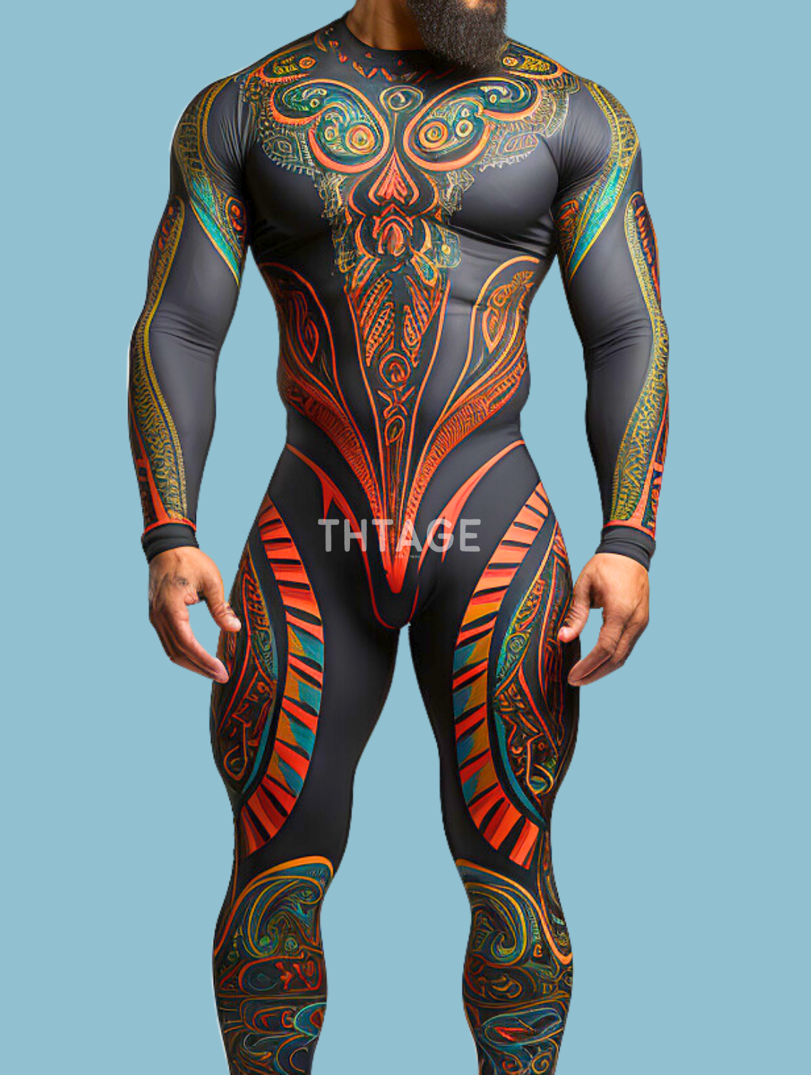 Drifter Warrior Male Costume