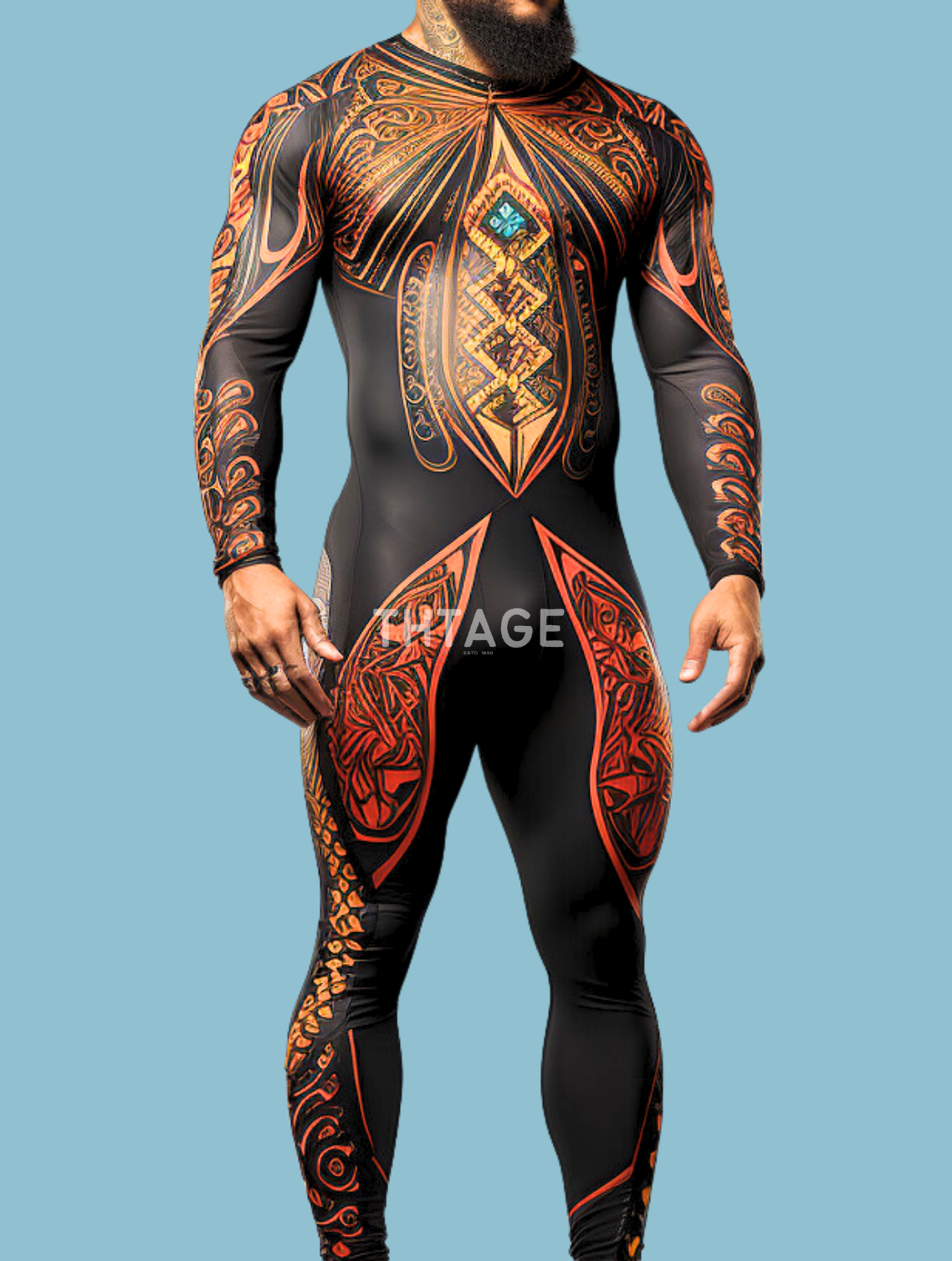 Inferno Warrior Male Costume