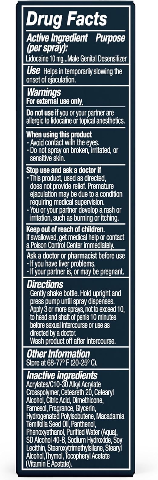 Promescent érzéketlenítő késleltető spray férfiaknak, klinikailag bizonyítottan segít tovább kitartani az ágyban - Jobb, maximális érzés + hosszabb orgazmus férfiaknak