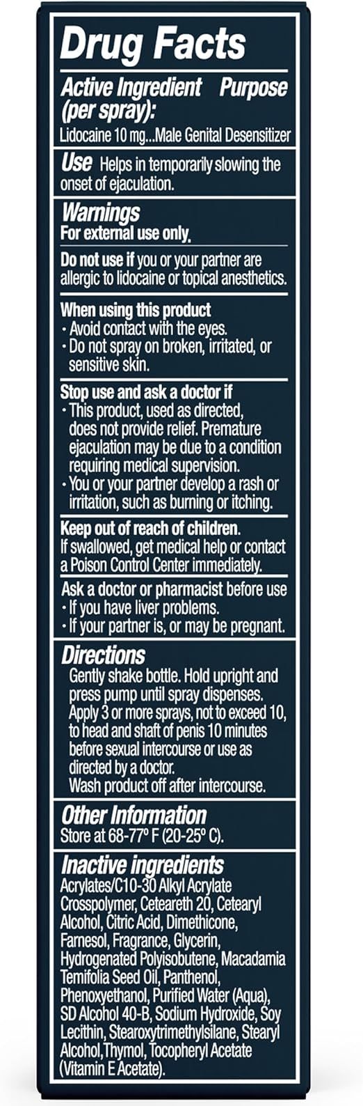 Promescent érzéketlenítő késleltető spray férfiaknak, klinikailag bizonyítottan segít tovább kitartani az ágyban - Jobb, maximális érzés + hosszabb orgazmus férfiaknak