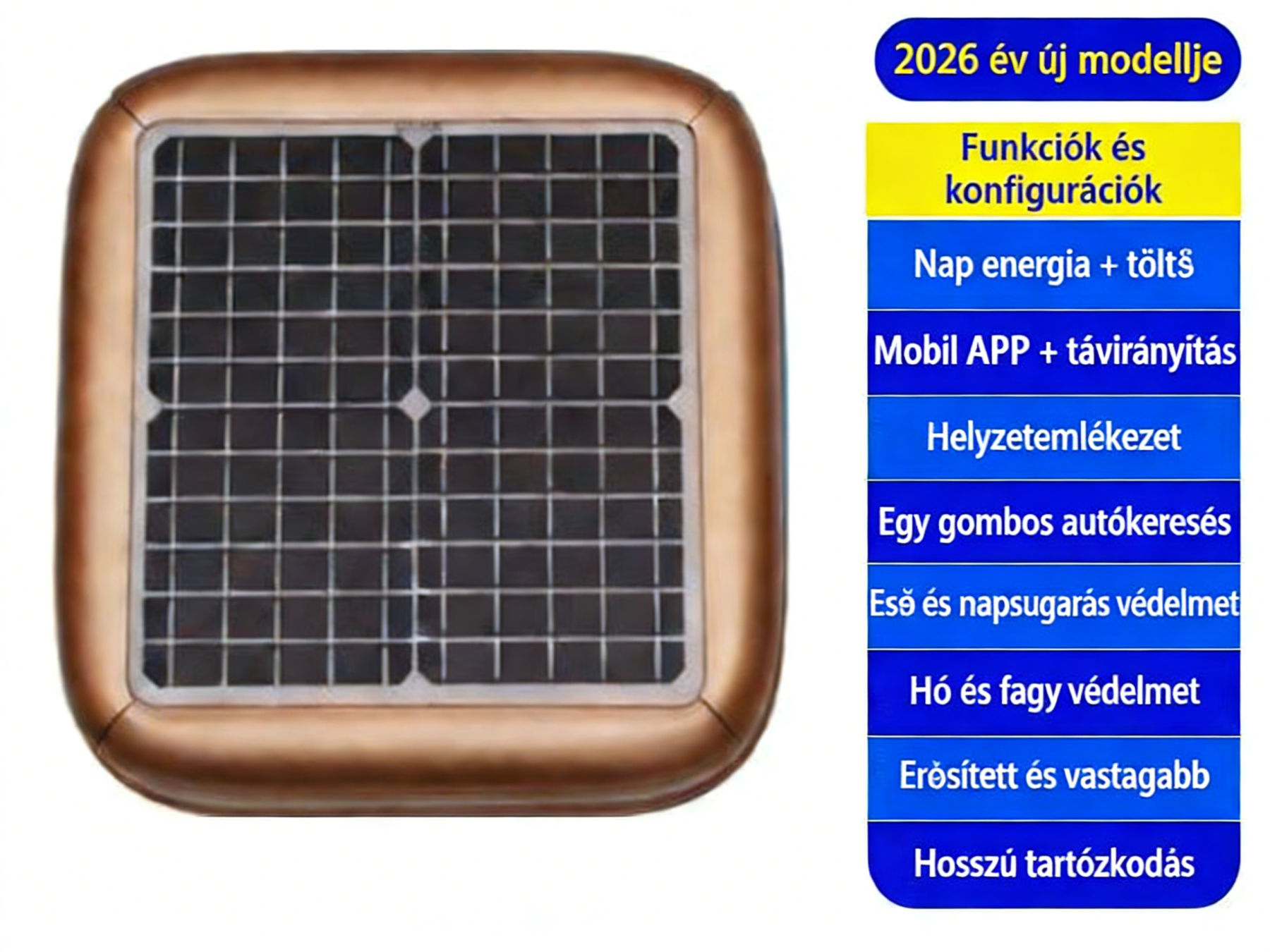 Kegel-Blazusiak Napelemes, Intelligens, Teljesen Automata Autótakaró Okos Védelem Kültéri Parkoláshoz – Távirányítás, APP, Hő- és Időjárásvédelem