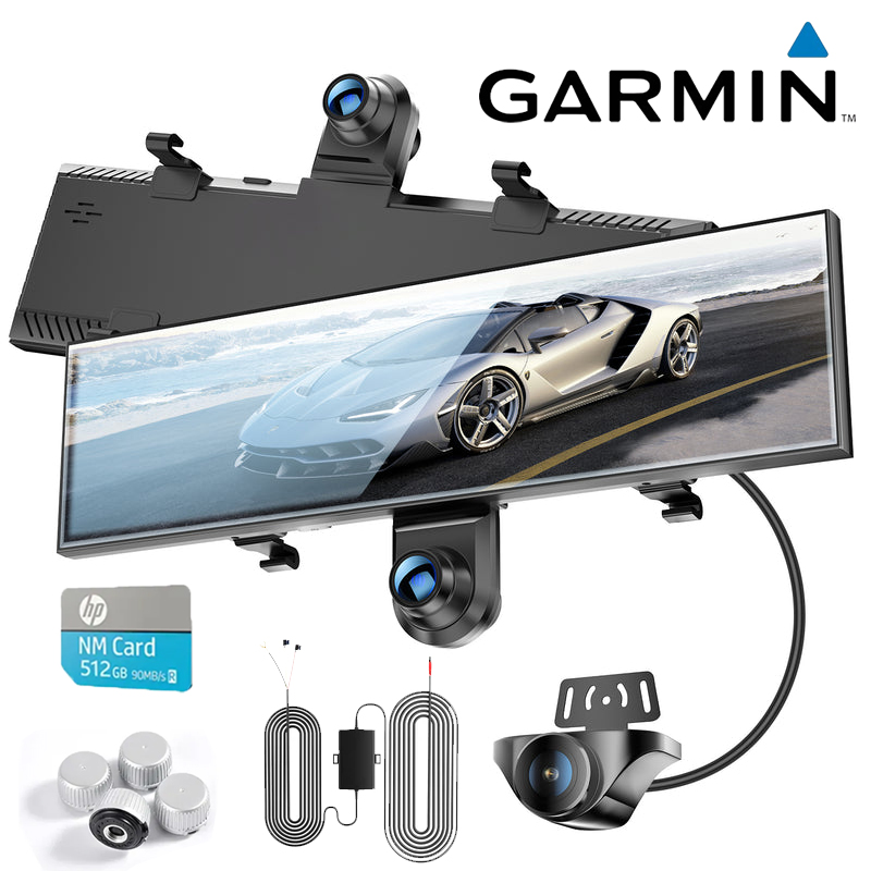 Garmin™720°-os panoráma visszapillantó tükör autós kamera | AKY-V720S