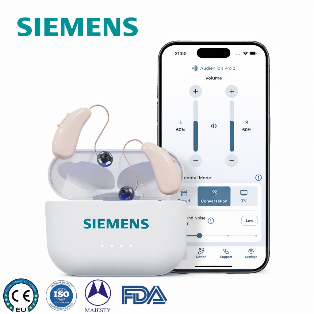 A SIEMENS Audien Hearing ION Pro 2 hallókészülékek