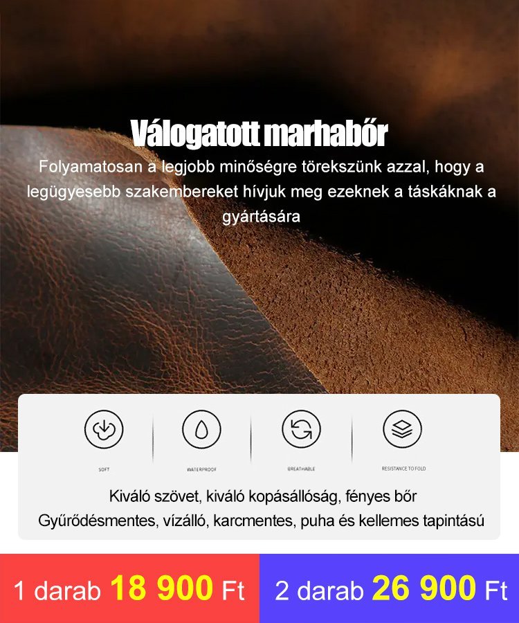 Egyszerű és hétköznapi férfi táska