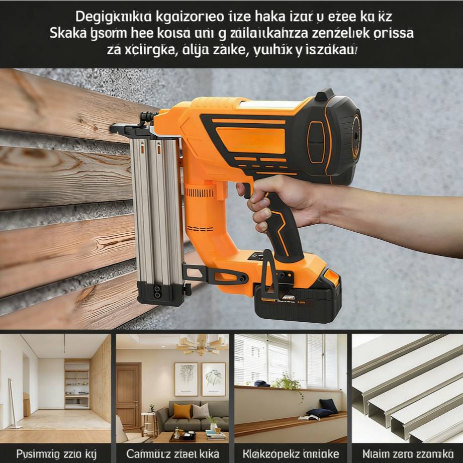 BOSCH 20V Kefe nélküli lítium akkumulátoros ST64 szegező pisztoly — 80J erőteljes áthatolás · Vezeték nélküli, hatékony munka · Professzionális biztonsági meghajtó rendszer
