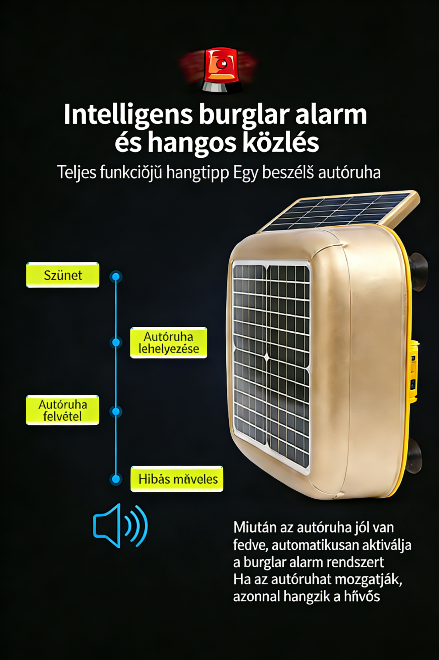 Kegel-Blazusiak Napelemes, Intelligens, Teljesen Automata Autótakaró Okos Védelem Kültéri Parkoláshoz – Távirányítás, APP, Hő- és Időjárásvédelem