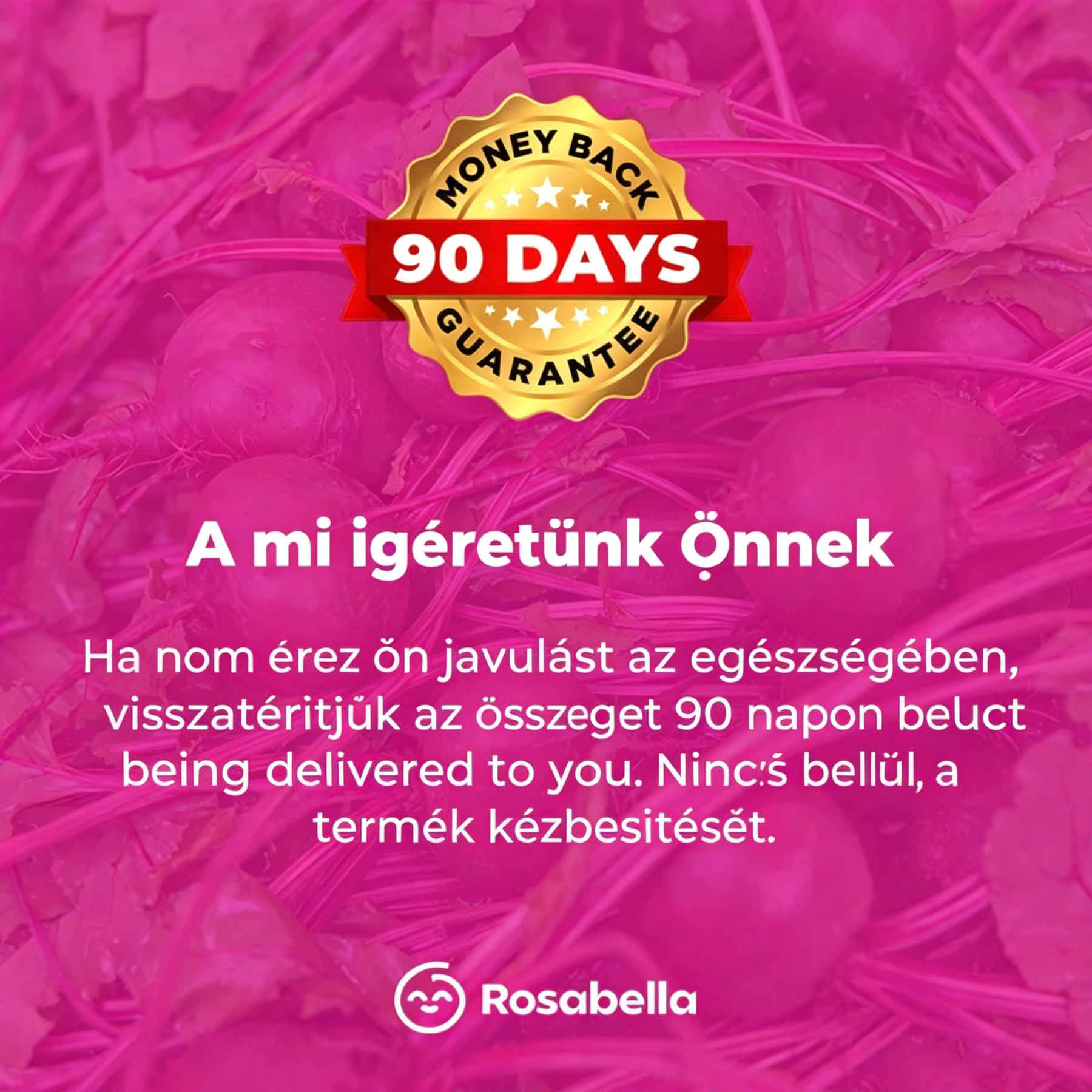 Rosabella cékla kapszulák a vérkeringés és a vitalitás támogatására