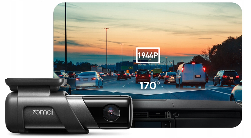 70mai M500 Kamera samochodowa z WBUDOWANĄ pamięcią 64GB Model Dash Cam M500 64GB