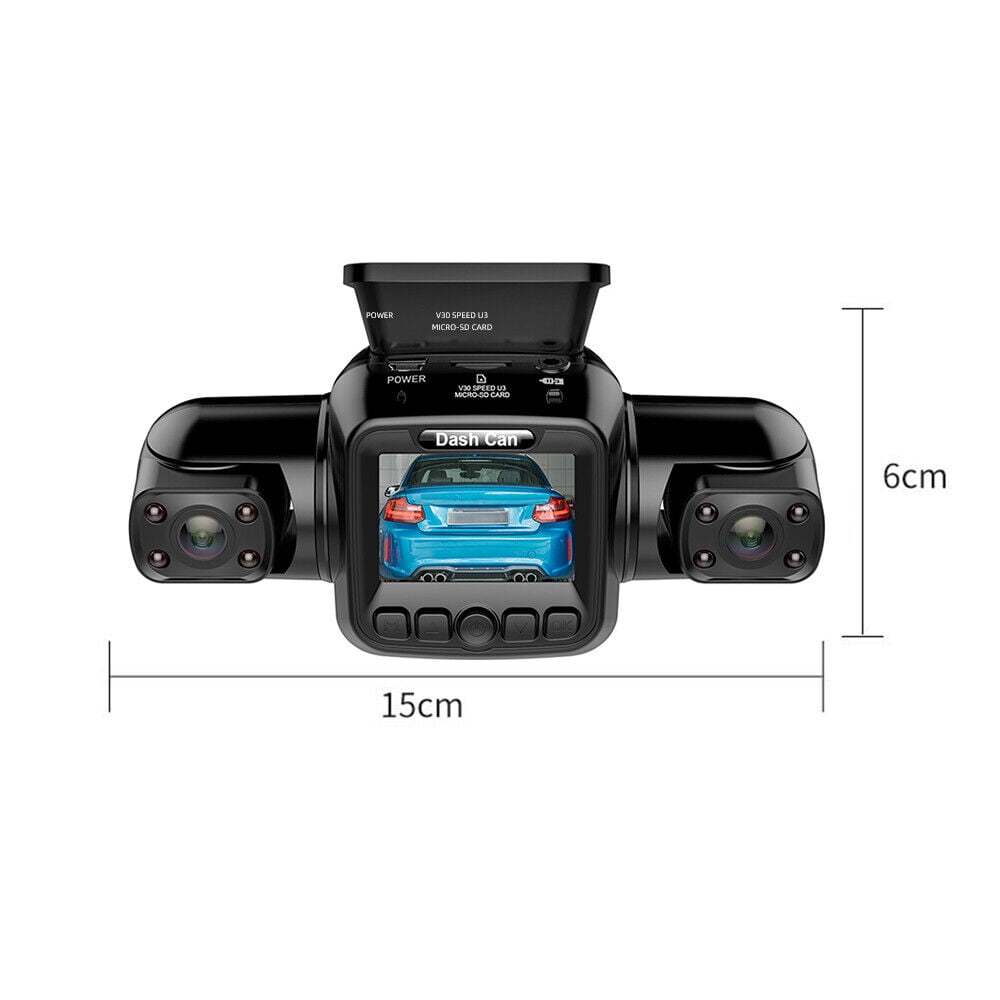 Garmin 4 csatornás autós kamera elöl, balra, jobbra és hátul, elöl és hátul belül, 360°-os panorámafelvétel HD autós kamerákkal, éjjellátóval