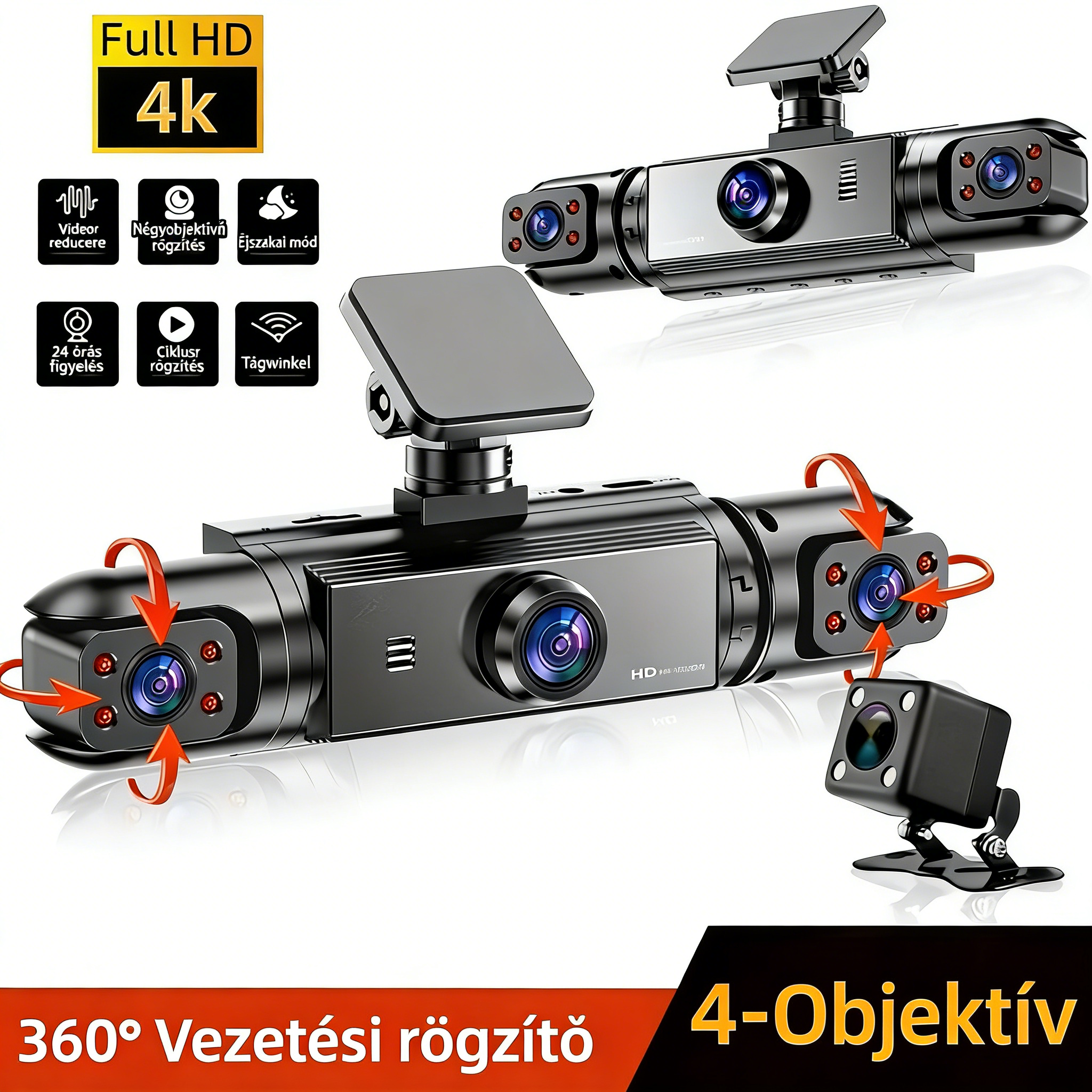 [Copy]BlackVue 4 csatornás 360° panoráma menetrögzítő kamera | Teljes körű védelmet biztosít a vezetéshez és parkoláshoz