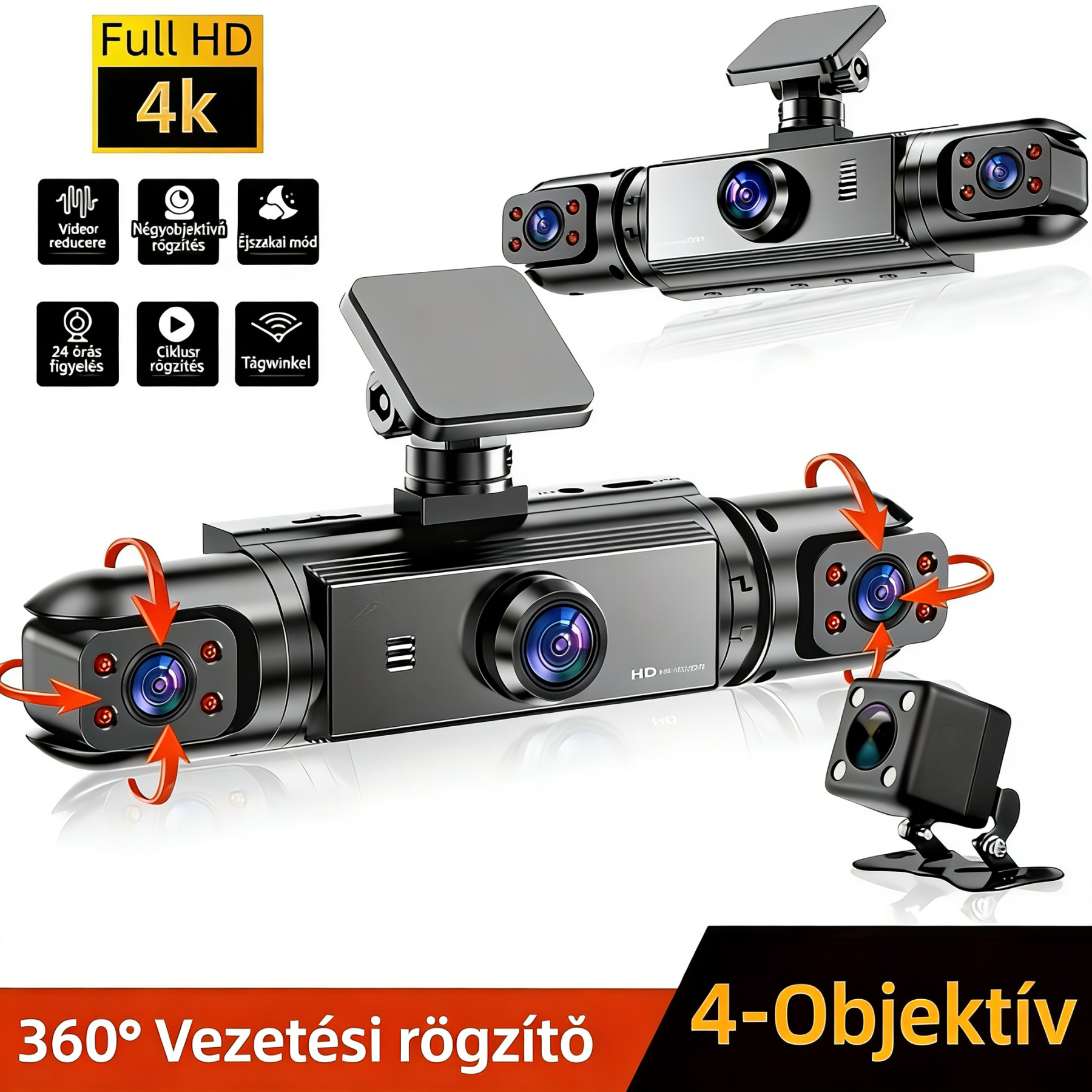 [Copy]BlackVue 4 csatornás 360° panoráma menetrögzítő kamera | Teljes körű védelmet biztosít a vezetéshez és parkoláshoz