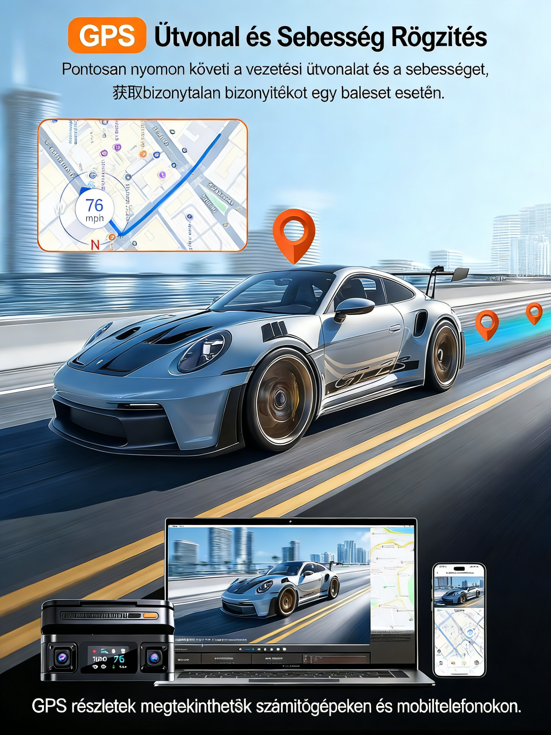 Garmin 360° View 4K 4 Channel Dash Cam Front and Rear Inside Left Right, Built-in GPS, 5.8GHz WiFi, Car Dash Camera for Cars with App Connect, Support Parking Mode, G-Sensor, Free 128GB Card